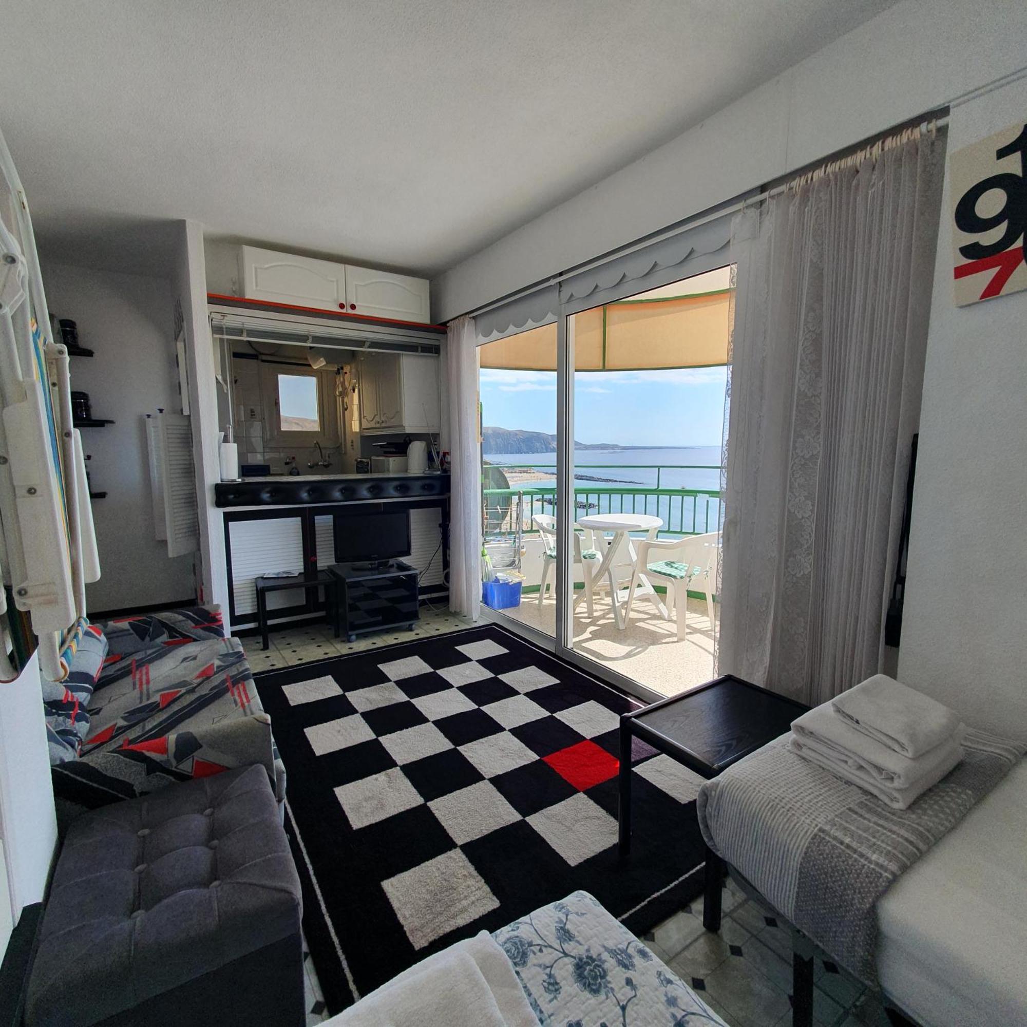 Panoramic Seaview Las Vistas Beach Studio Apartment 阿罗纳 外观 照片